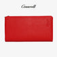 PU Leather Women Bifold Wallets With Zipper - cossroll.leather