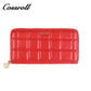 Cossroll Round Zip Long Cowhide Leather Wallet Manufacturer