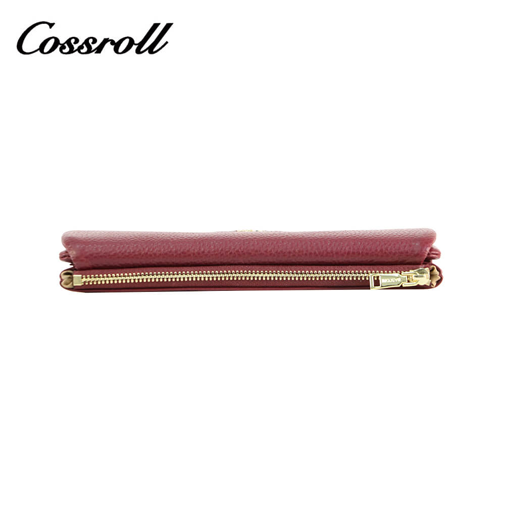 Cossroll Ladies Cowhide Leather Long Wallets Wholesale