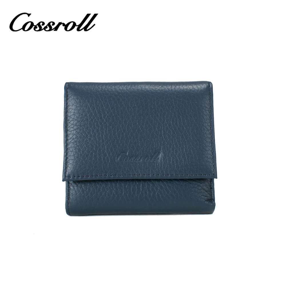 Coin Purse Small Cowhide Leather Wallet Manufacturer