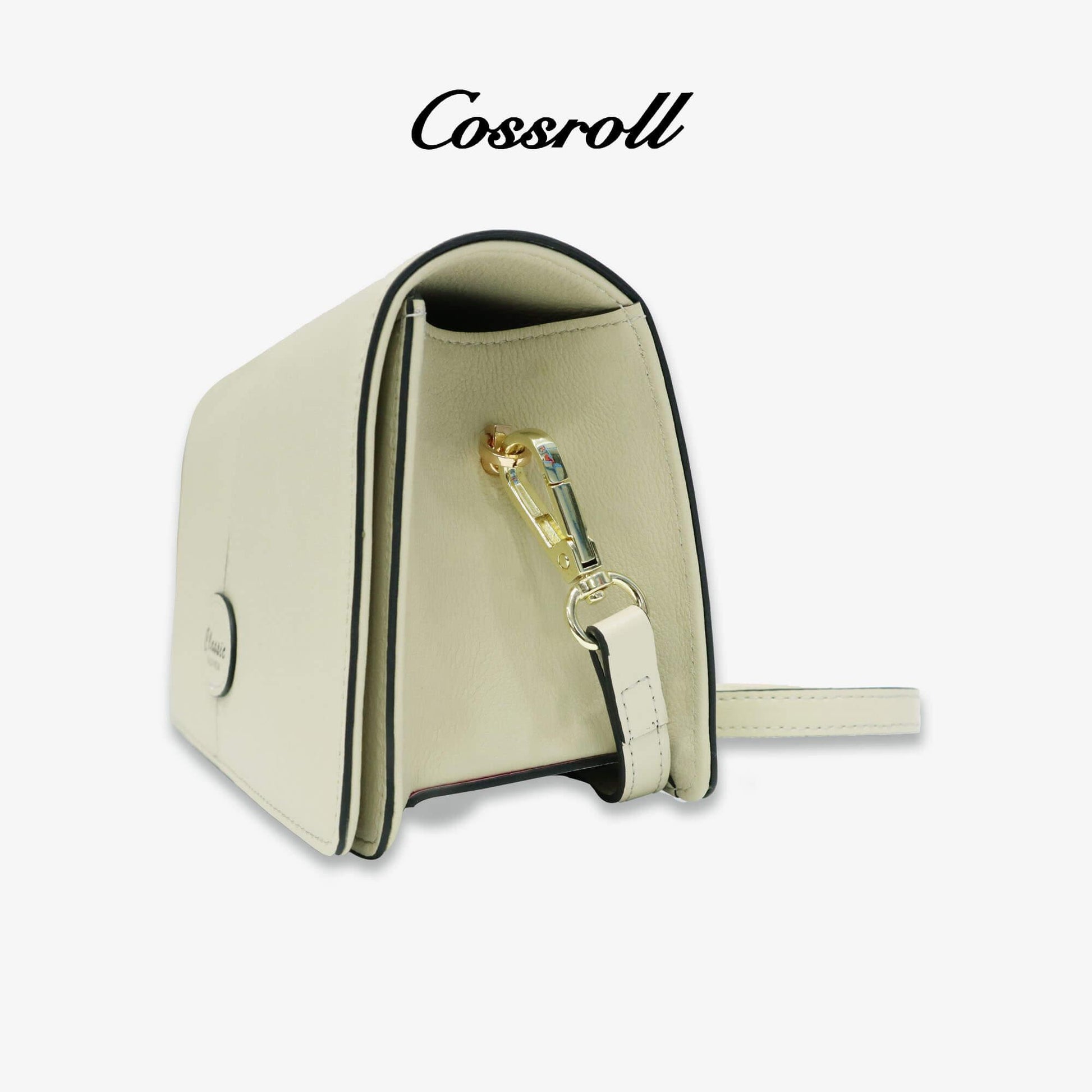 Minimalist Genuine Leather Crossbody Bag - cossroll.leather