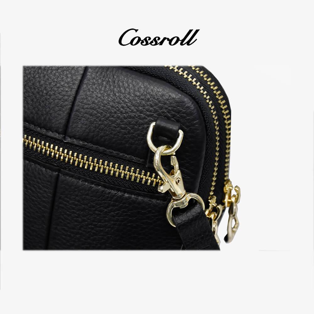 Crossbody bag Zipper Minimalist Leather Wallets Wholesale - cossroll.leather