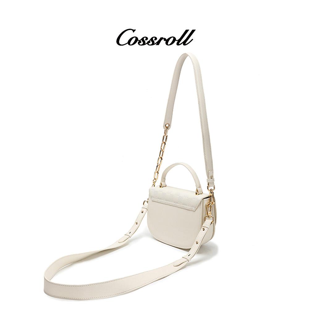 Top Grain Leather Purse Women Crossbody Bag - cossroll.leather