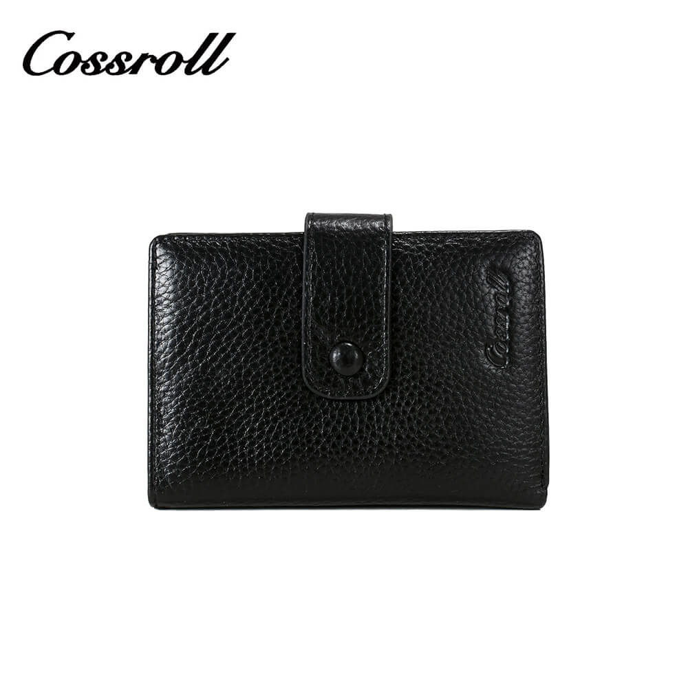 Small Coin Purse Cowhide Leather Wallet Manufacturer