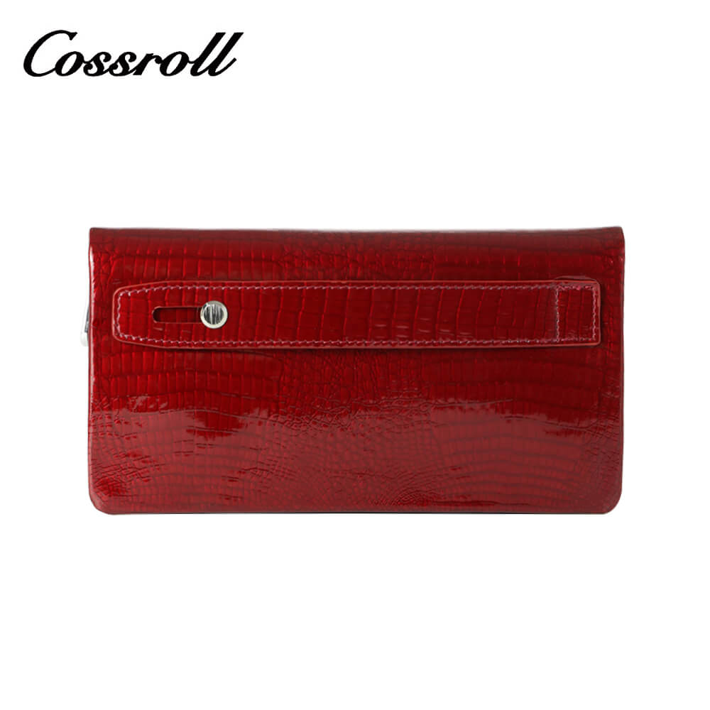 Women Long Patent Leather Wallet Manufacturer