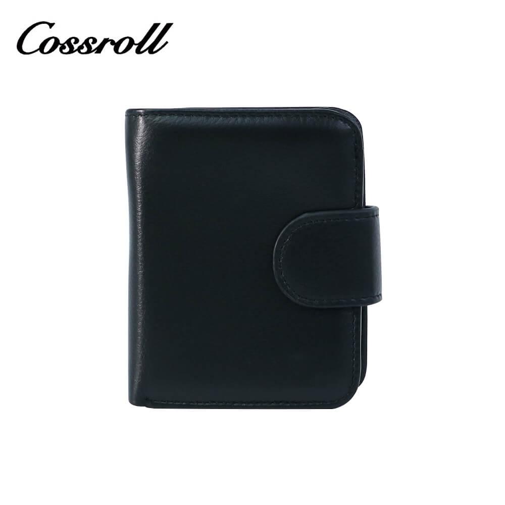 Cossroll Leather Cowhide Leather Bifold Short Wallets Wholesale
