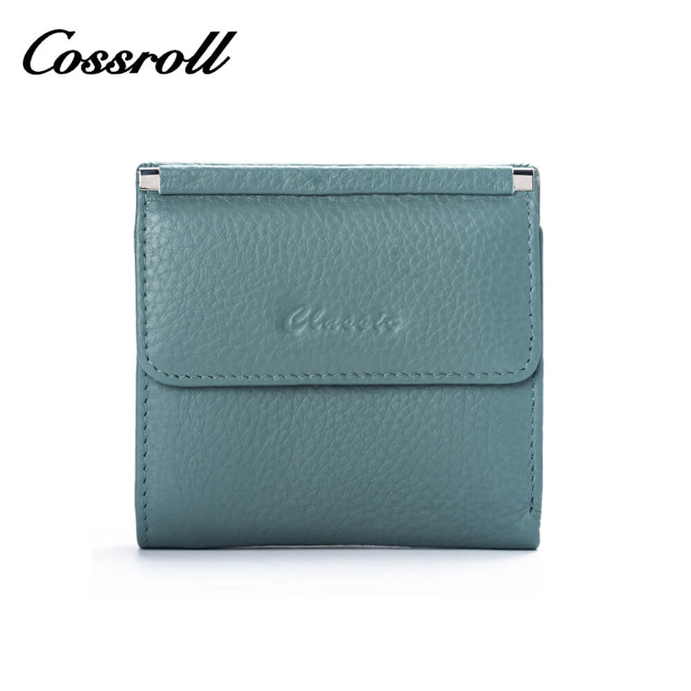 Small Coin Purse Cowhide Leather Wallet Manufacturer