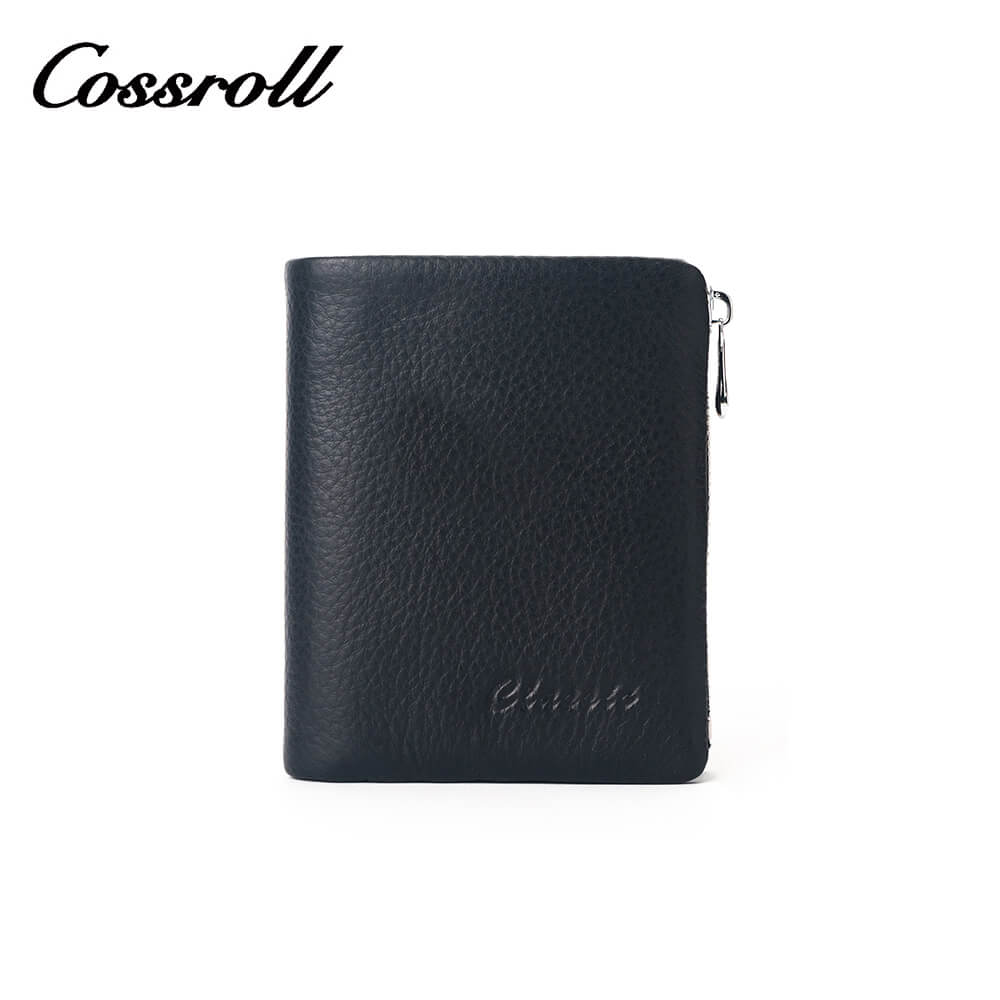 Cossroll Lychee Short Real Leather Wallet Manufacturer