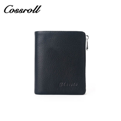 Cossroll Lychee Short Real Leather Wallet Manufacturer