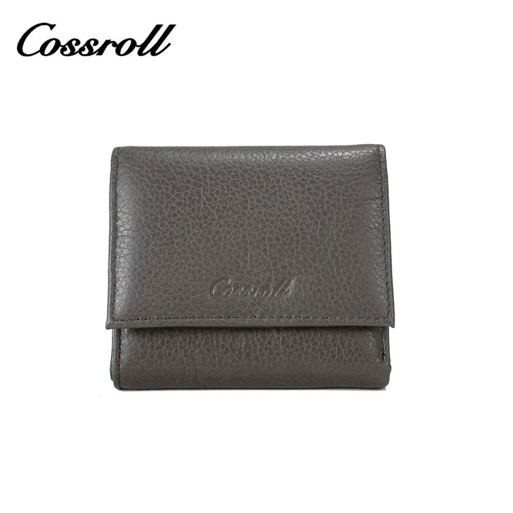 Coin Purse Small Cowhide Leather Wallet Manufacturer