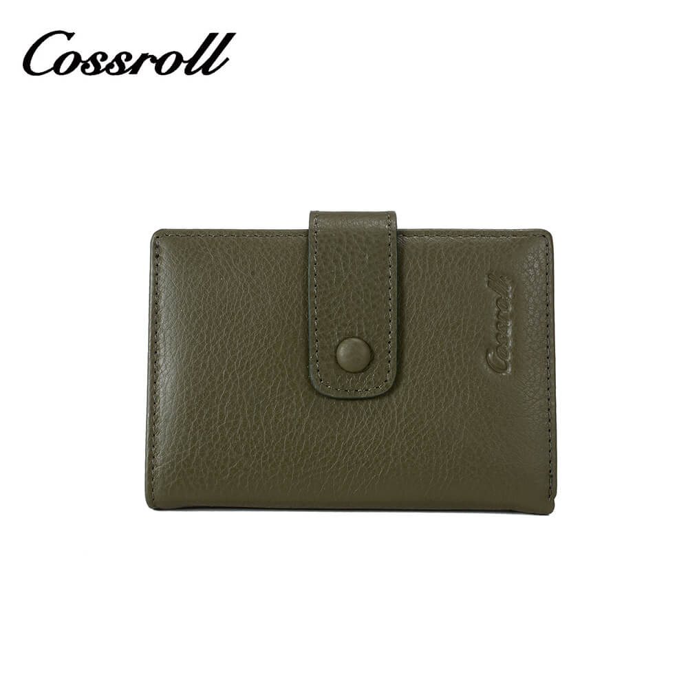 Small Coin Purse Cowhide Leather Wallet Manufacturer