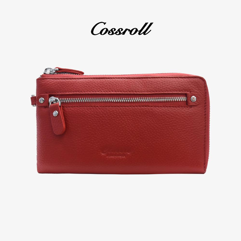 Zipper Leather Wallets Wholesale Customize Factory - cossroll.leather