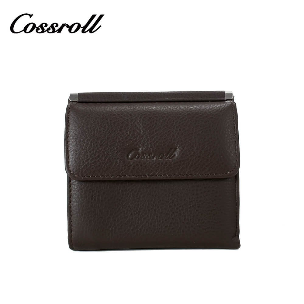 Small Coin Purse Cowhide Leather Wallet Manufacturer