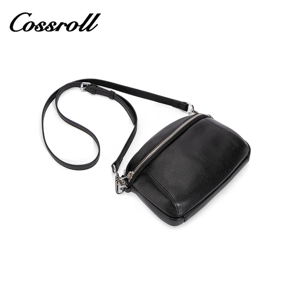 Cossroll Minimalist Lychee Crossbody Genuine Leather Bag Manufacturer