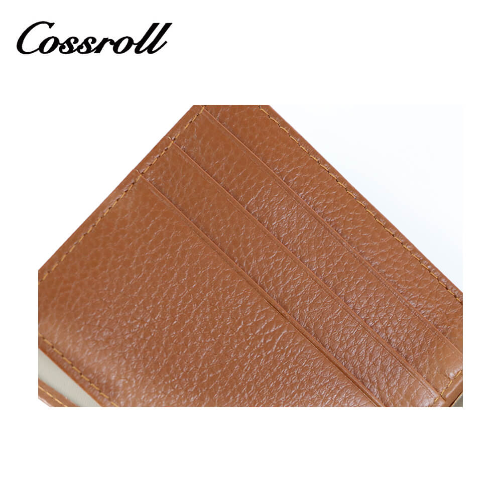 Bifold Cowhide Leather Wallets For Men For Wholesale