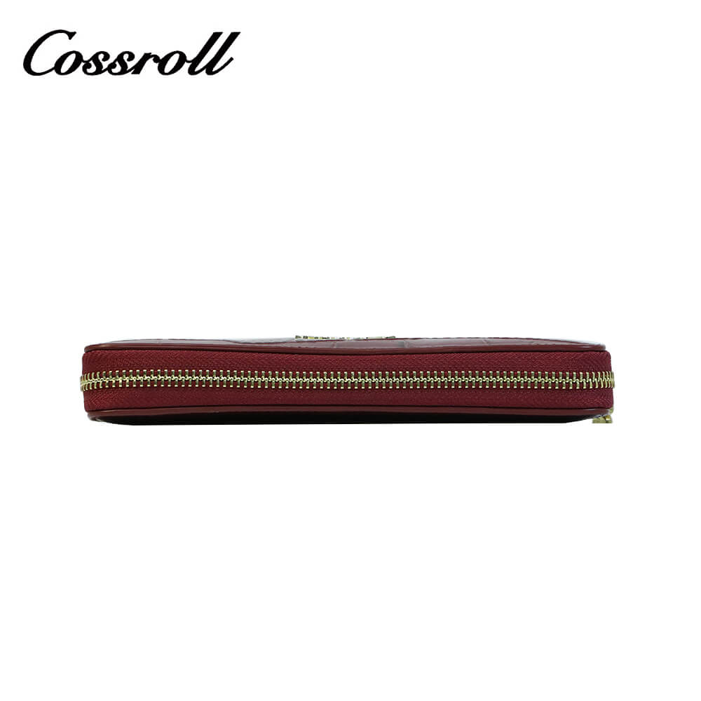 Cossroll Around Zipper Crocodile Leather Wallets Wholesale