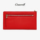 PU Leather Women Bifold Wallets With Zipper - cossroll.leather