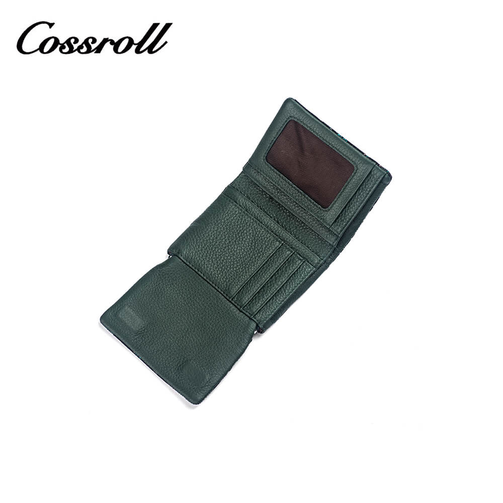 Cossroll Short Soft Lambskin Leather Wallet Manufacturer