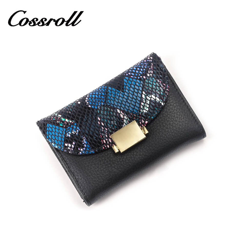 Cossroll Ladies Snakeskin Genuine Leather Wallets Manufacturer