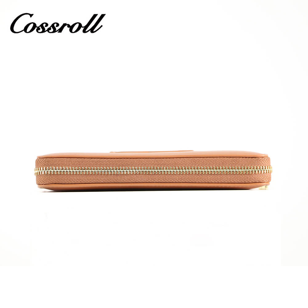 Cossroll Around Zipper Leather Wallets Wholesale