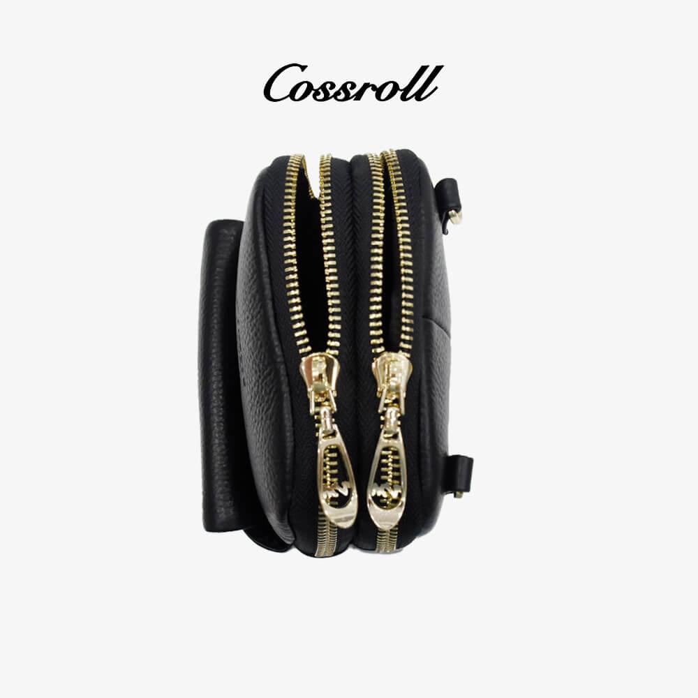 Crossbody bag Zipper Minimalist Leather Wallets Wholesale - cossroll.leather