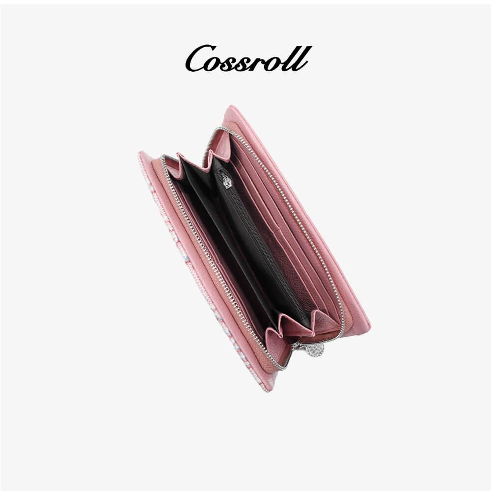 Clutch Zipper Wallet For Women - cossroll.leather