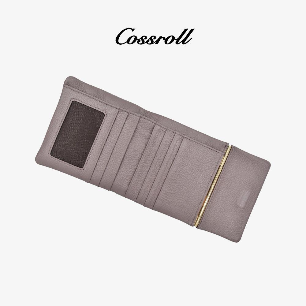 Customized Women Short Leather Wallets Wholesale - cossroll.leather