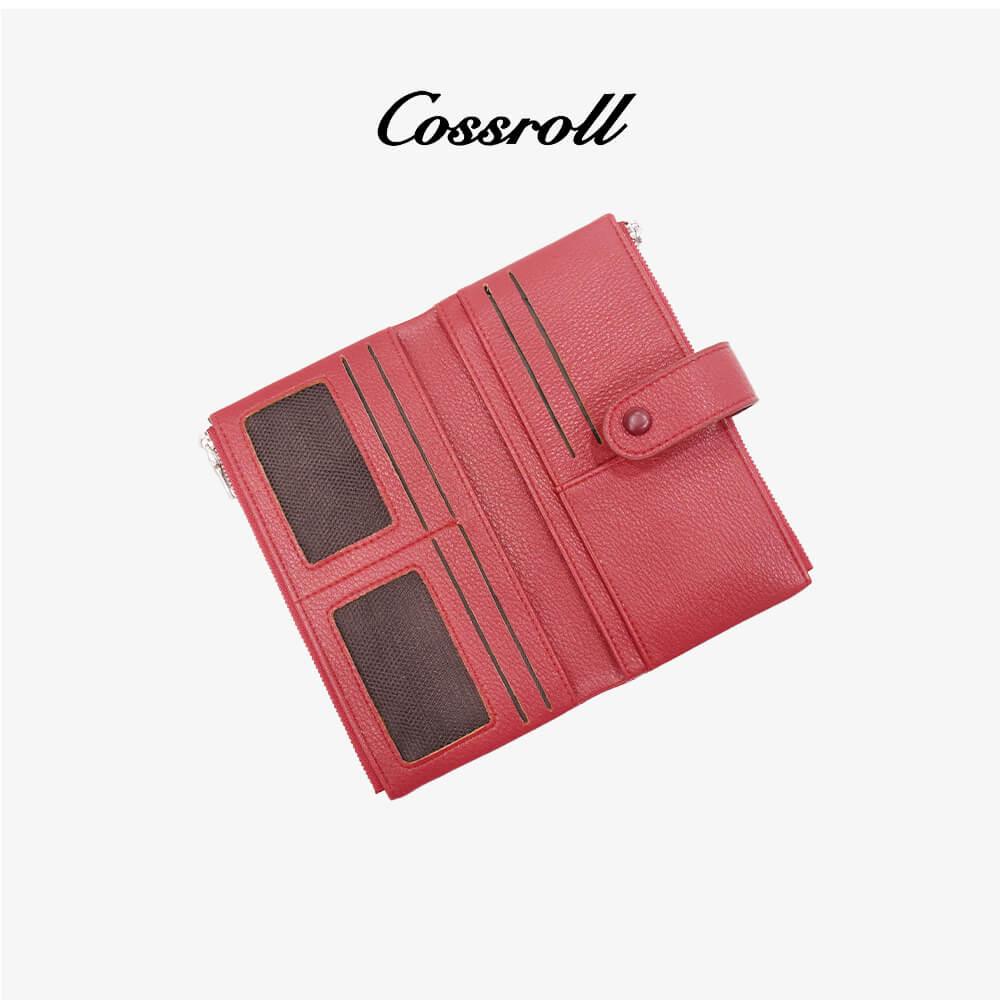 Zipper Wallets Card Slots Bigfold Wholesale Handmade - cossroll.leather