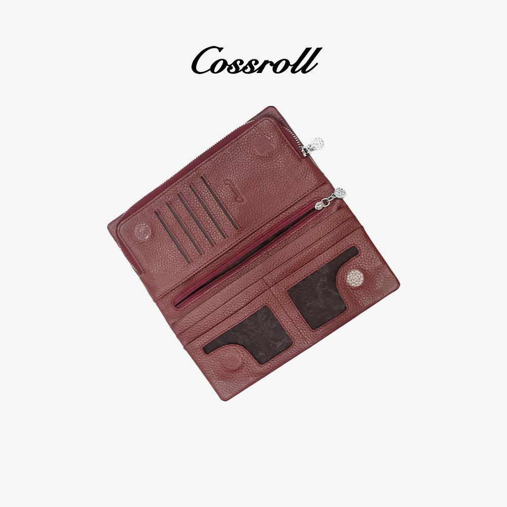 Customized Genuine Leather Wallets Wholesale Card Slots - cossroll.leather