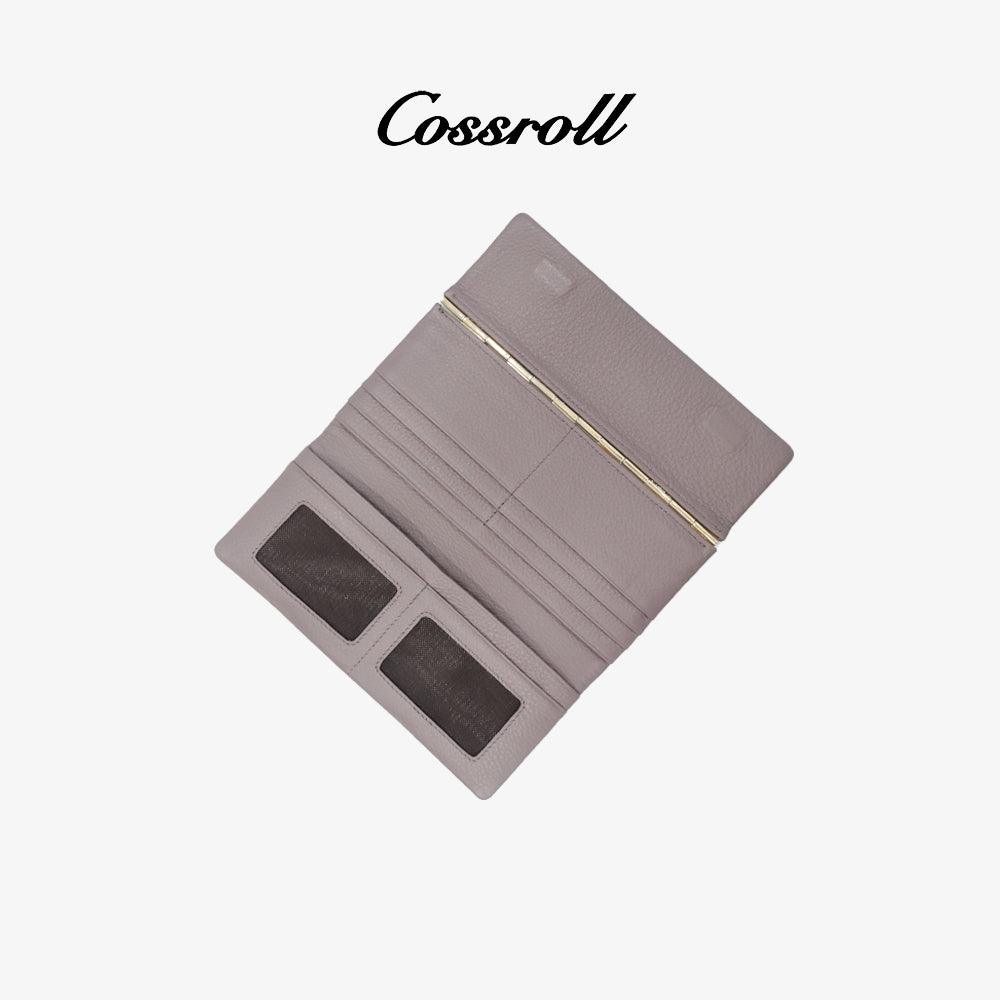 Cossroll Trifold Leather Wallets Supplier