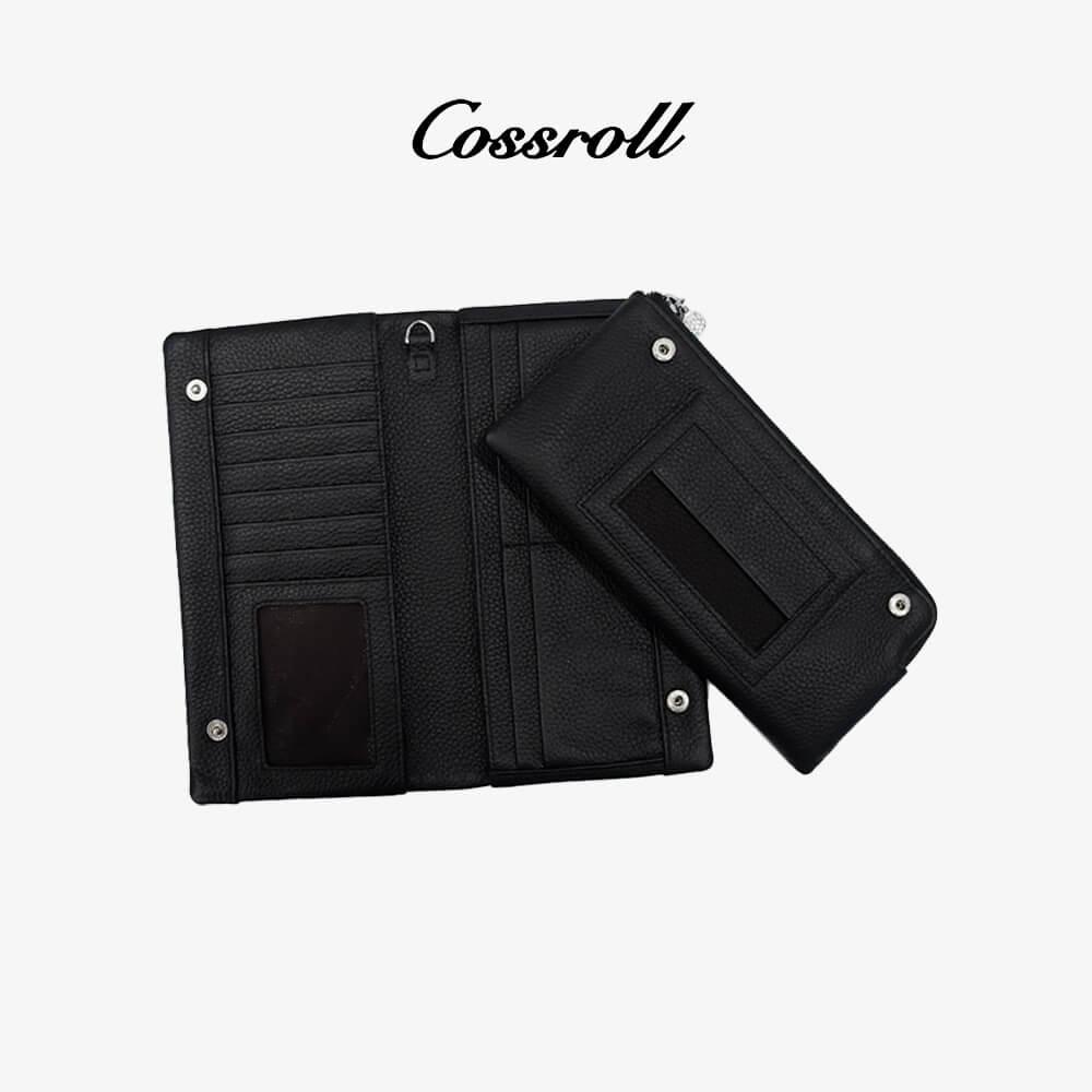 Zipper Wallets Customized Logo Factory Supplier - cossroll.leather