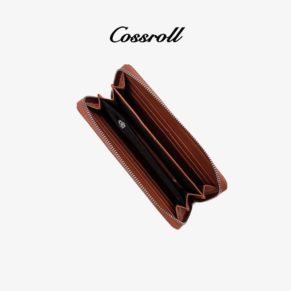 Cossroll Patent Leather Women Wallet Manufacturer 