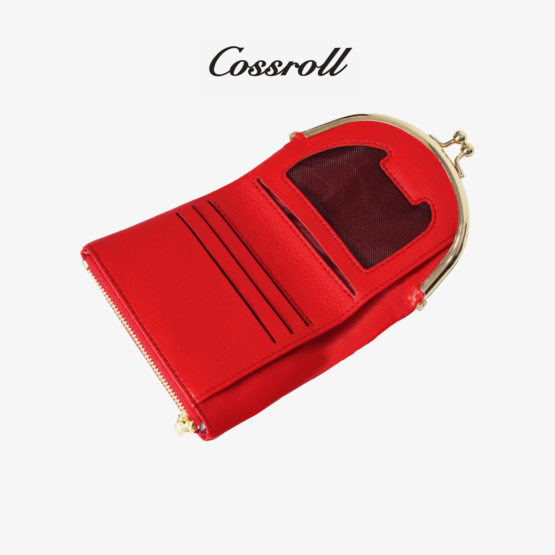 Coin PU Leather Purse Zipper Customized Wholesale - cossroll.leather