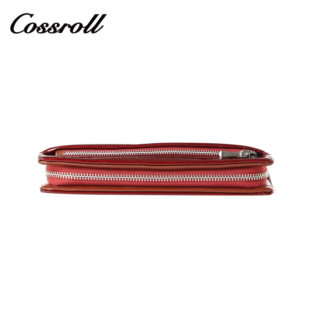 Women Long Patent Leather Wallet Manufacturer