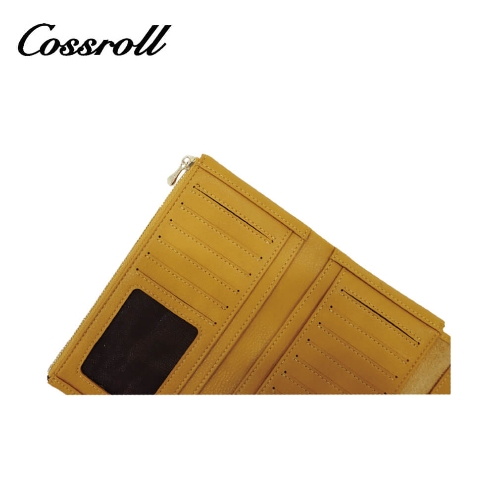 Women Cowhide Leather Custom Wallets Manufacturer