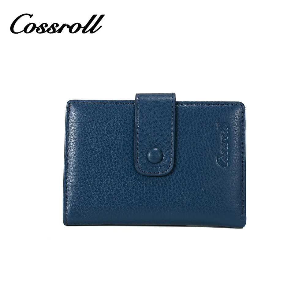 Small Coin Purse Cowhide Leather Wallet Manufacturer