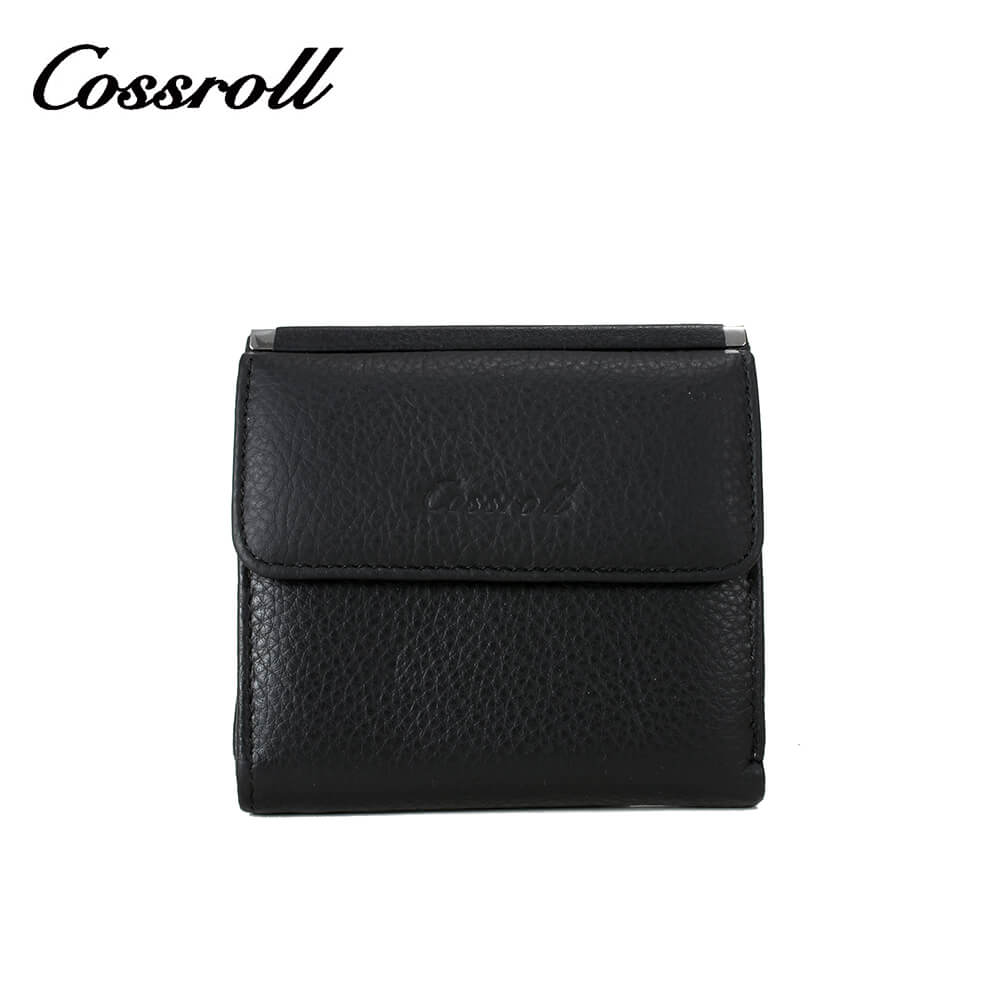 Small Coin Purse Cowhide Leather Wallet Manufacturer