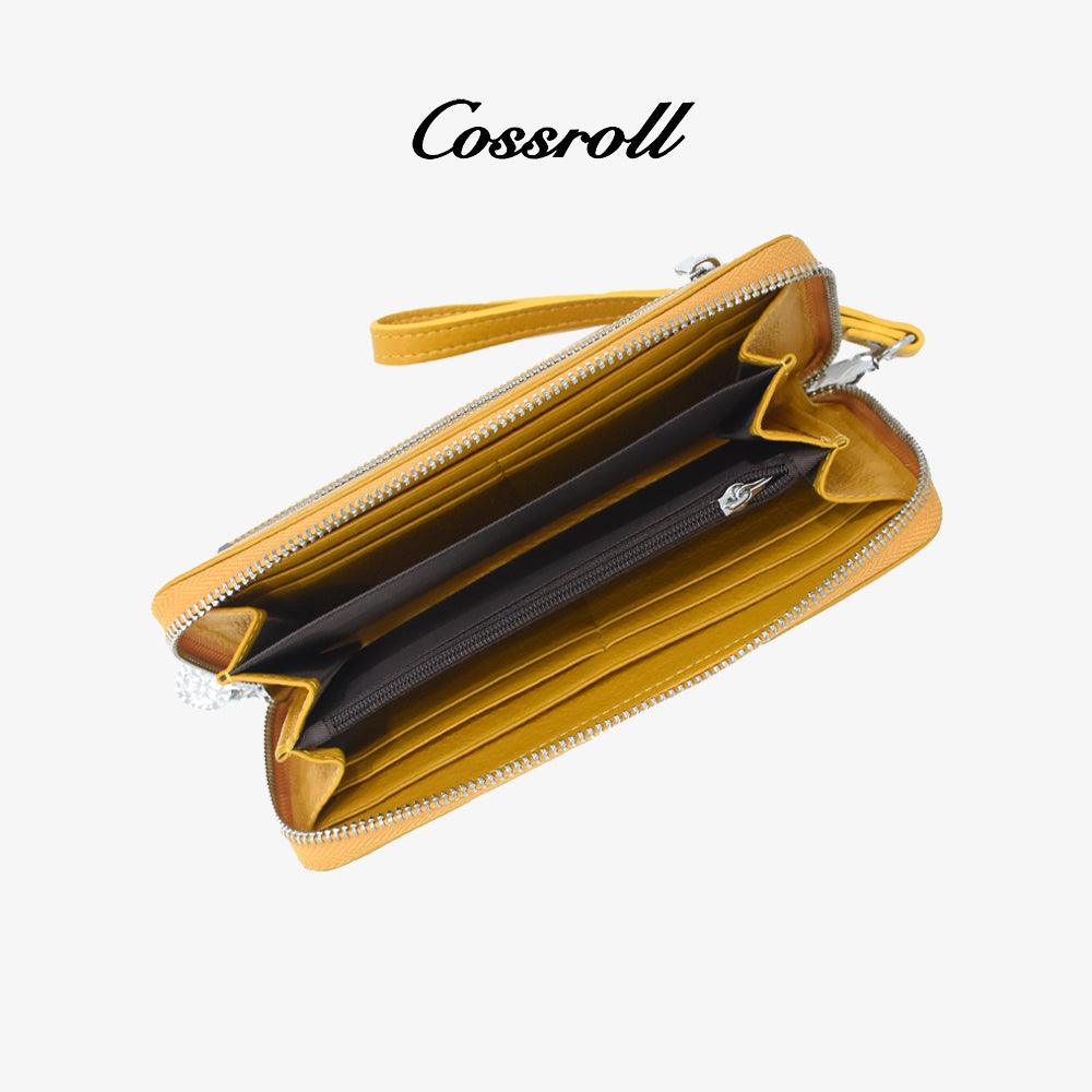 Zipper Leather Wallets Wholesale Customize Colors and Logo - cossroll.leather