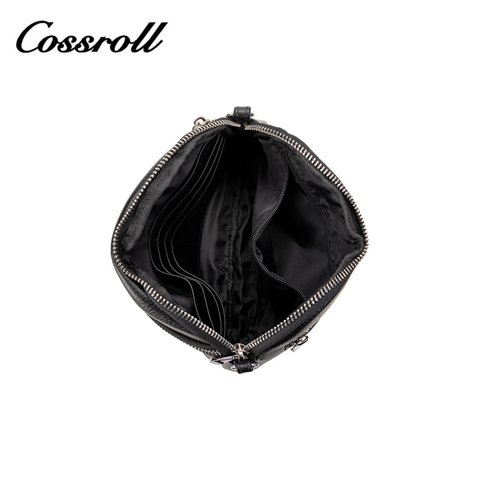 Cossroll Minimalist Lychee Crossbody Genuine Leather Bag Manufacturer
