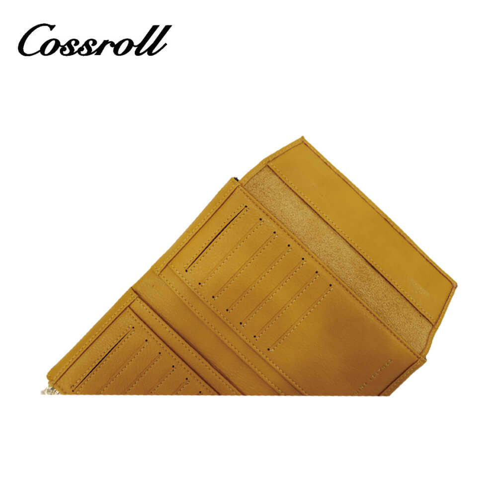 Women Cowhide Leather Custom Wallets Manufacturer