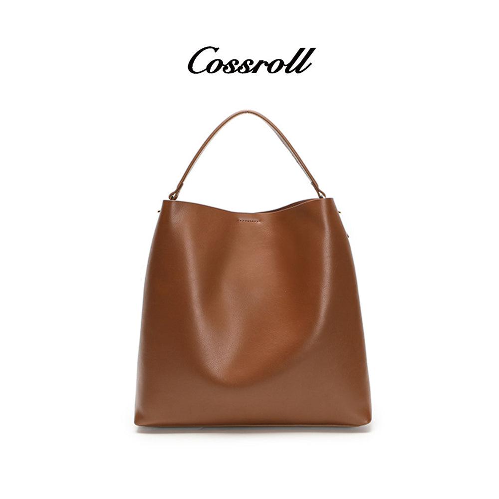 Cowhide Leather Large Crossbody Bag