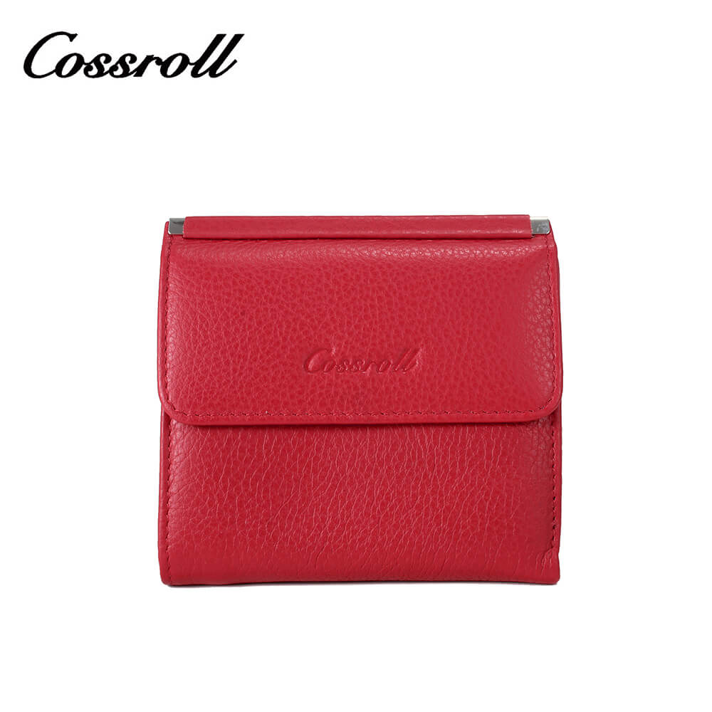 Small Coin Purse Cowhide Leather Wallet Manufacturer