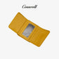 Genuine Leather Trifold Short Wallet - cossroll.leather