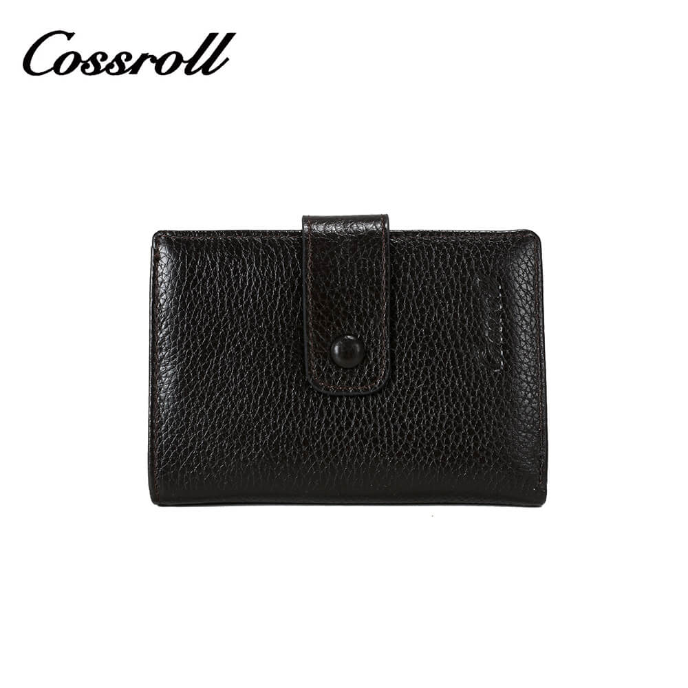 Small Coin Purse Cowhide Leather Wallet Manufacturer