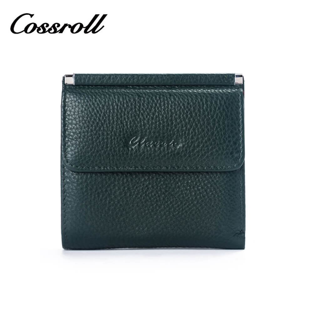 Small Coin Purse Cowhide Leather Wallet Manufacturer