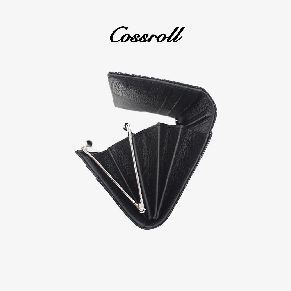 Glossy Genuine Leather Long Wallet Wholesale - cossroll.leather