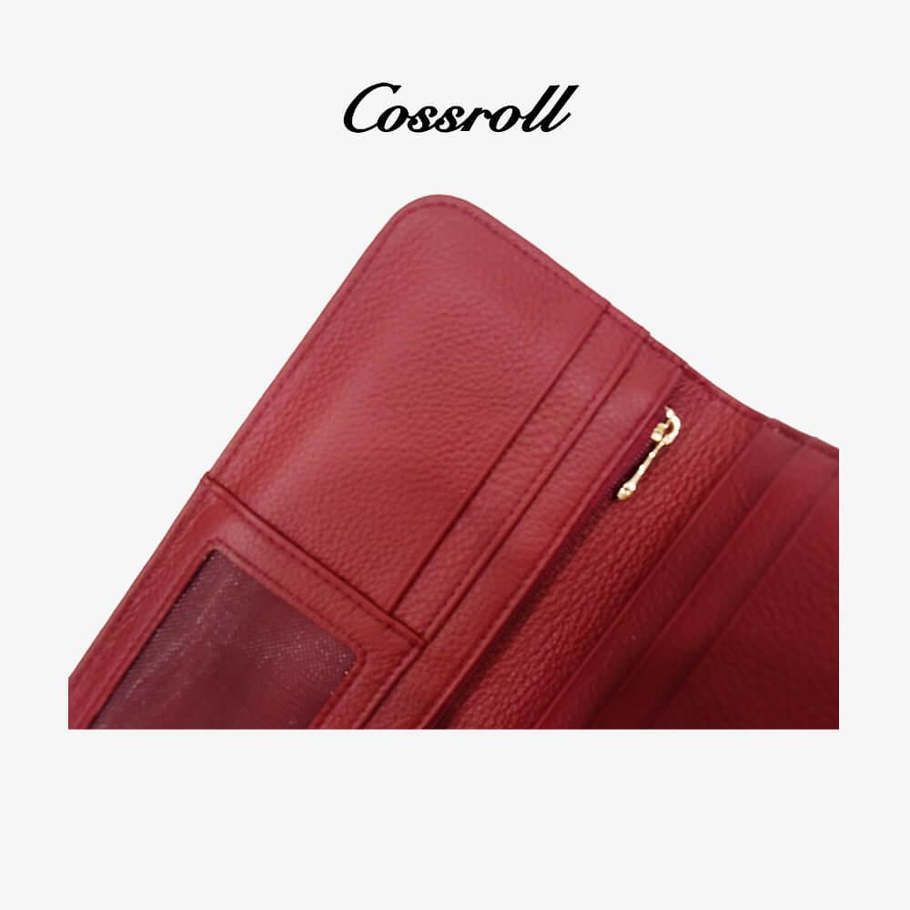 Shiny Leather Wallet Bifold For Women Wholesale - cossroll.leather