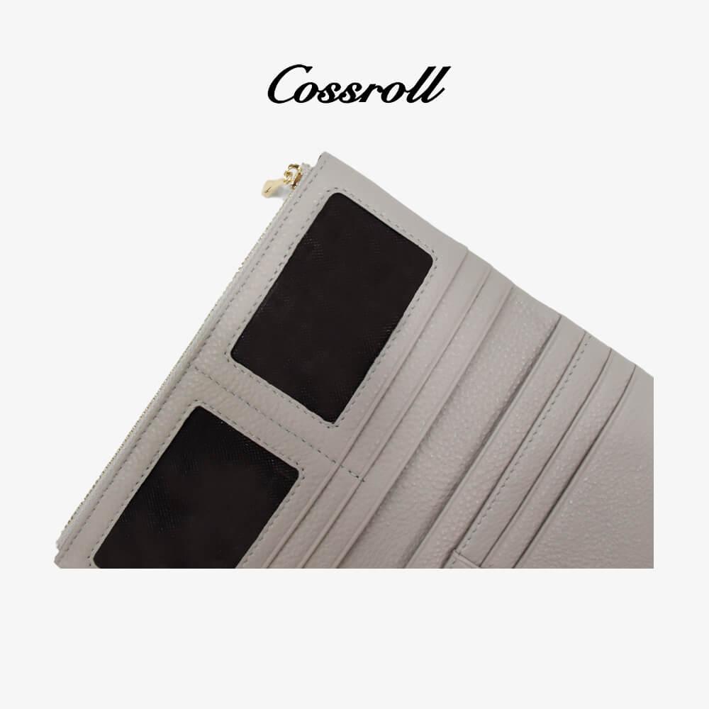 Women Leather Wallets Minimalist RFID Blocking - cossroll.leather