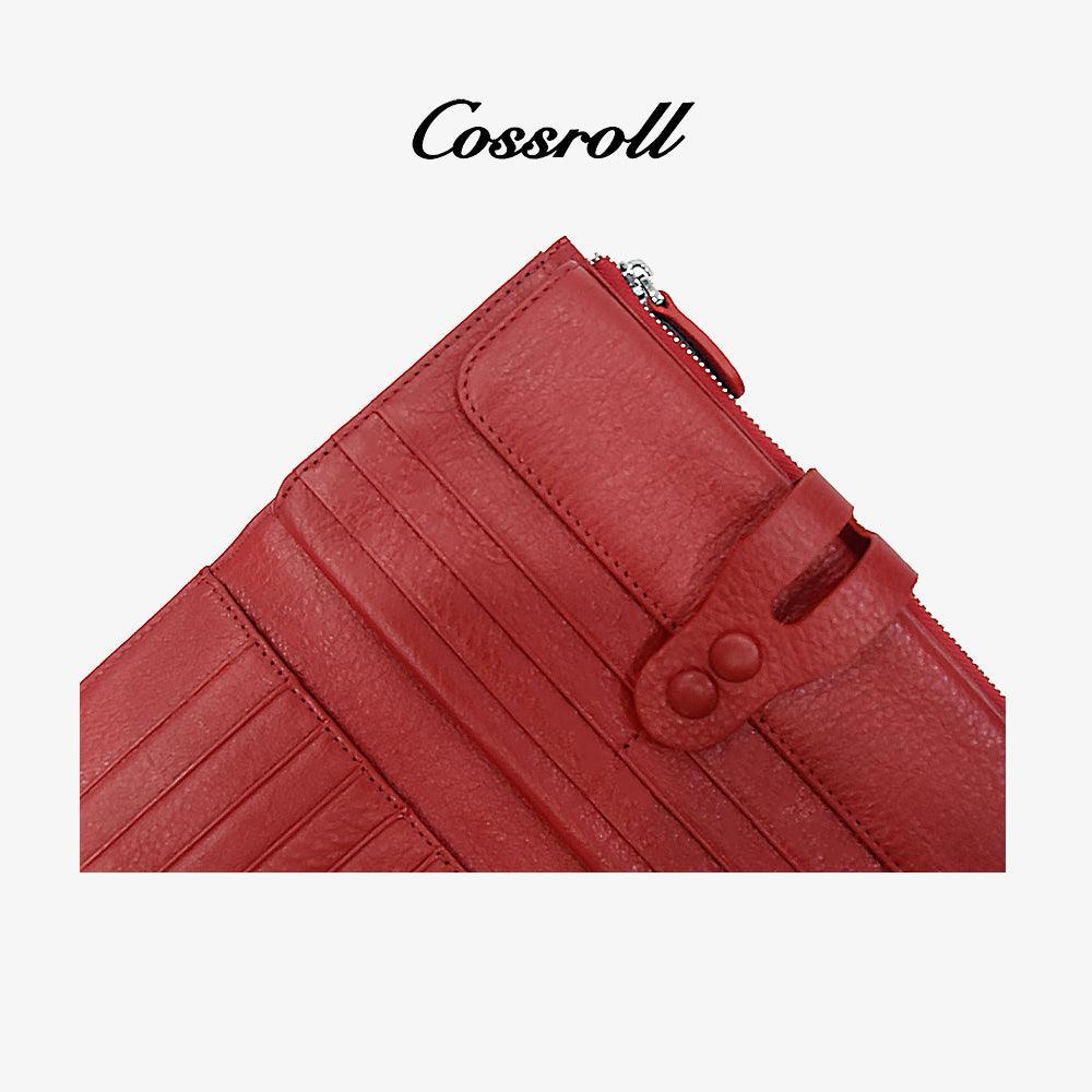 Women Long Genuine Leather Wallet Manufacturer