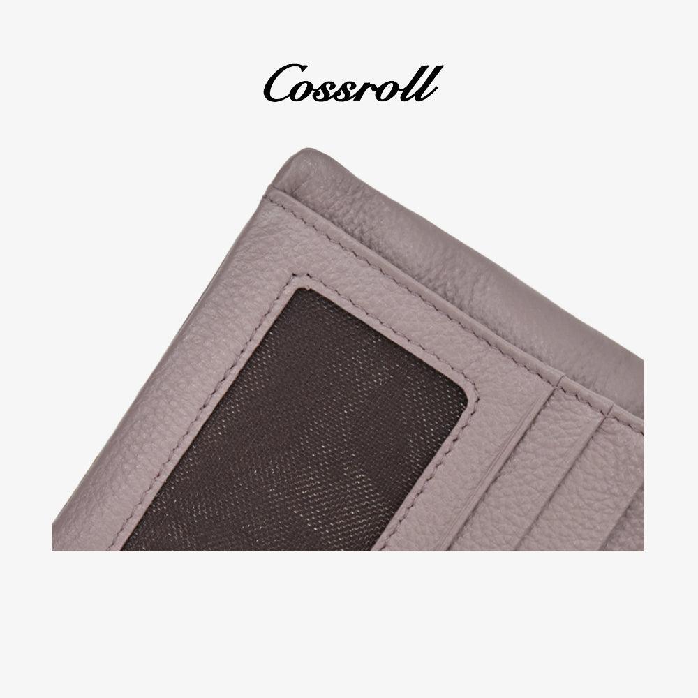 Customized Women Short Leather Wallets Wholesale - cossroll.leather